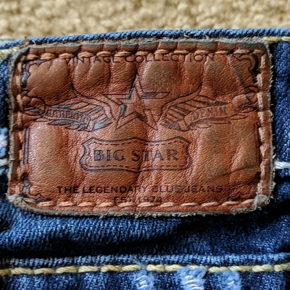 Big Star Nico Light Distressed Straight Leg Jeans - Picture 2 of 13